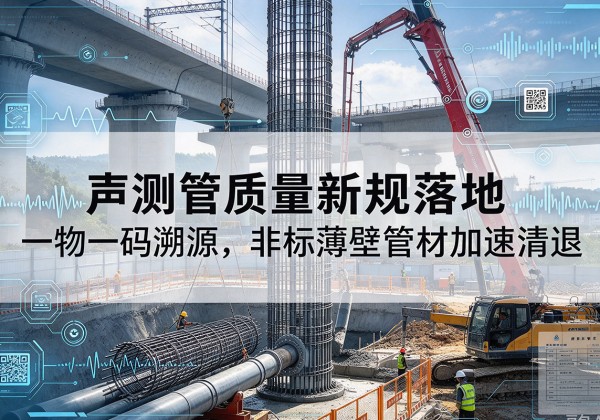 四方台声测管质量新规落地，一物一码溯源，非标薄壁管材加速清退