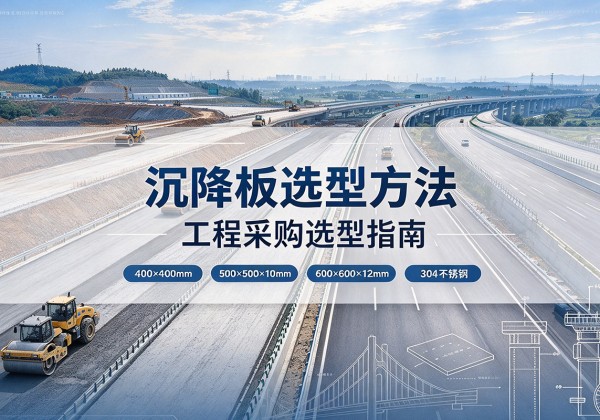 四方台沉降板选择方法